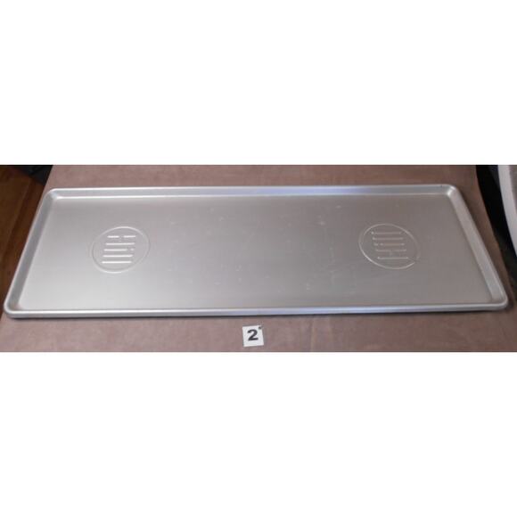 Antique HILL Aluminum Deli Case Display Tray # 2 30" X 10.5" Butcher Bakery - Picture 2 of 10